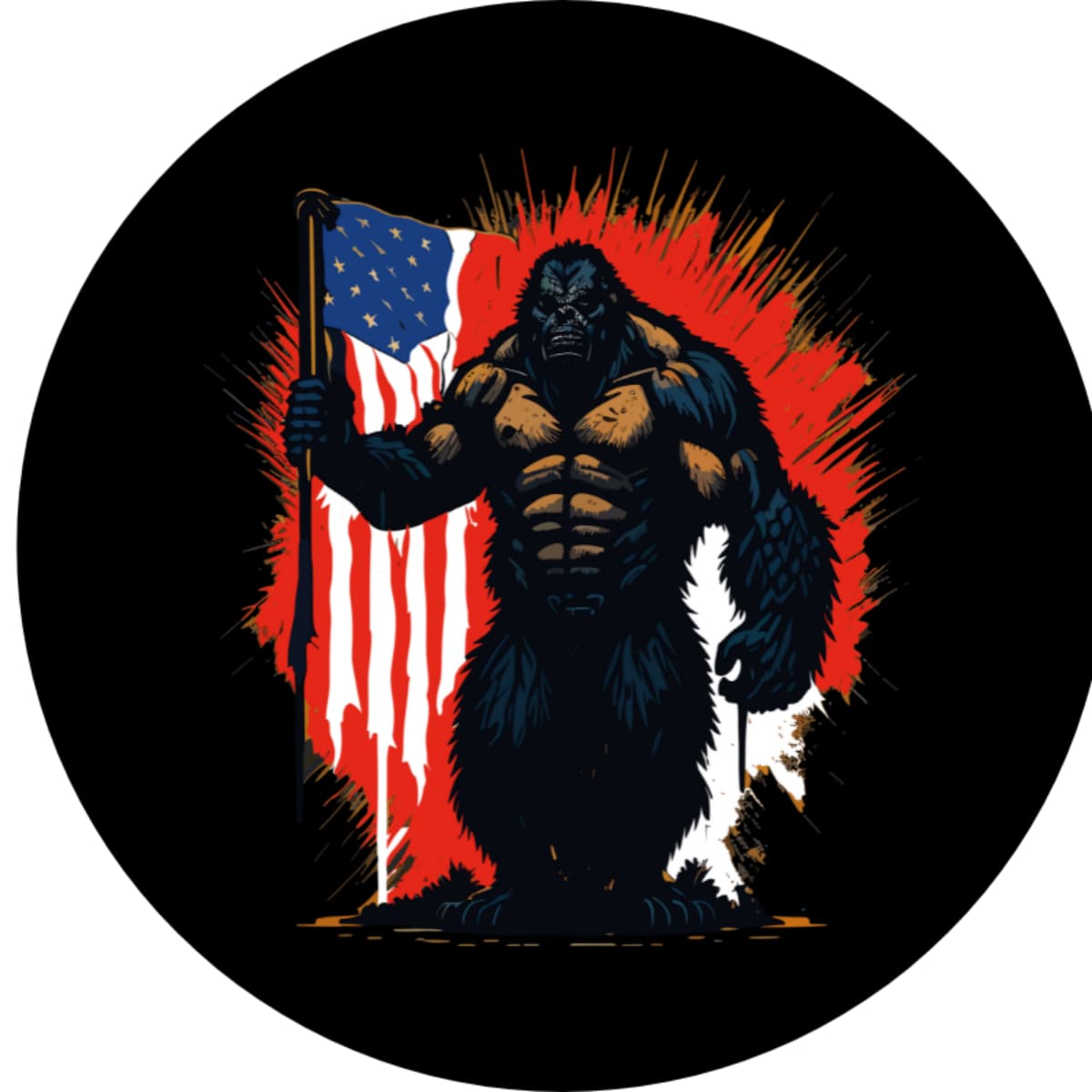 The Squatchi Master Spare Tire Cover