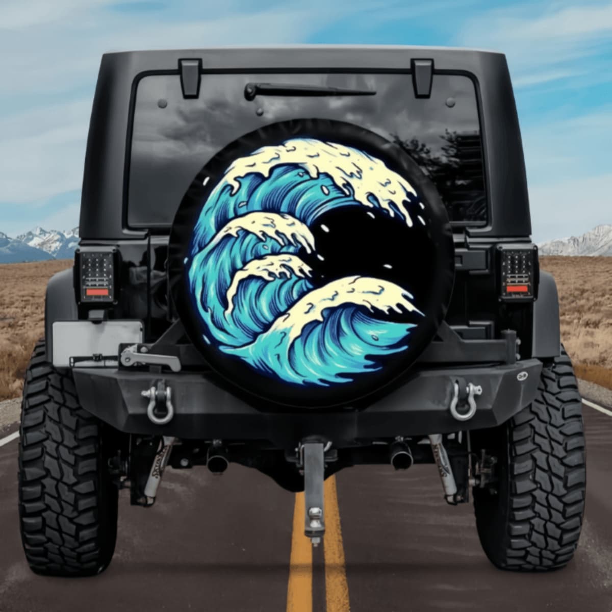 The Tidal Force Badge Spare Tire Cover
