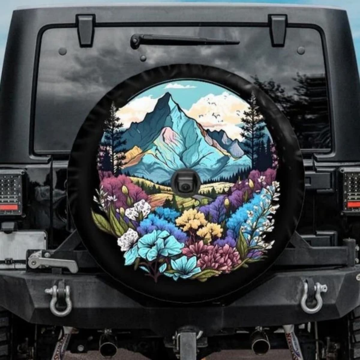 The Wildflower Summit Spare Tire Cover