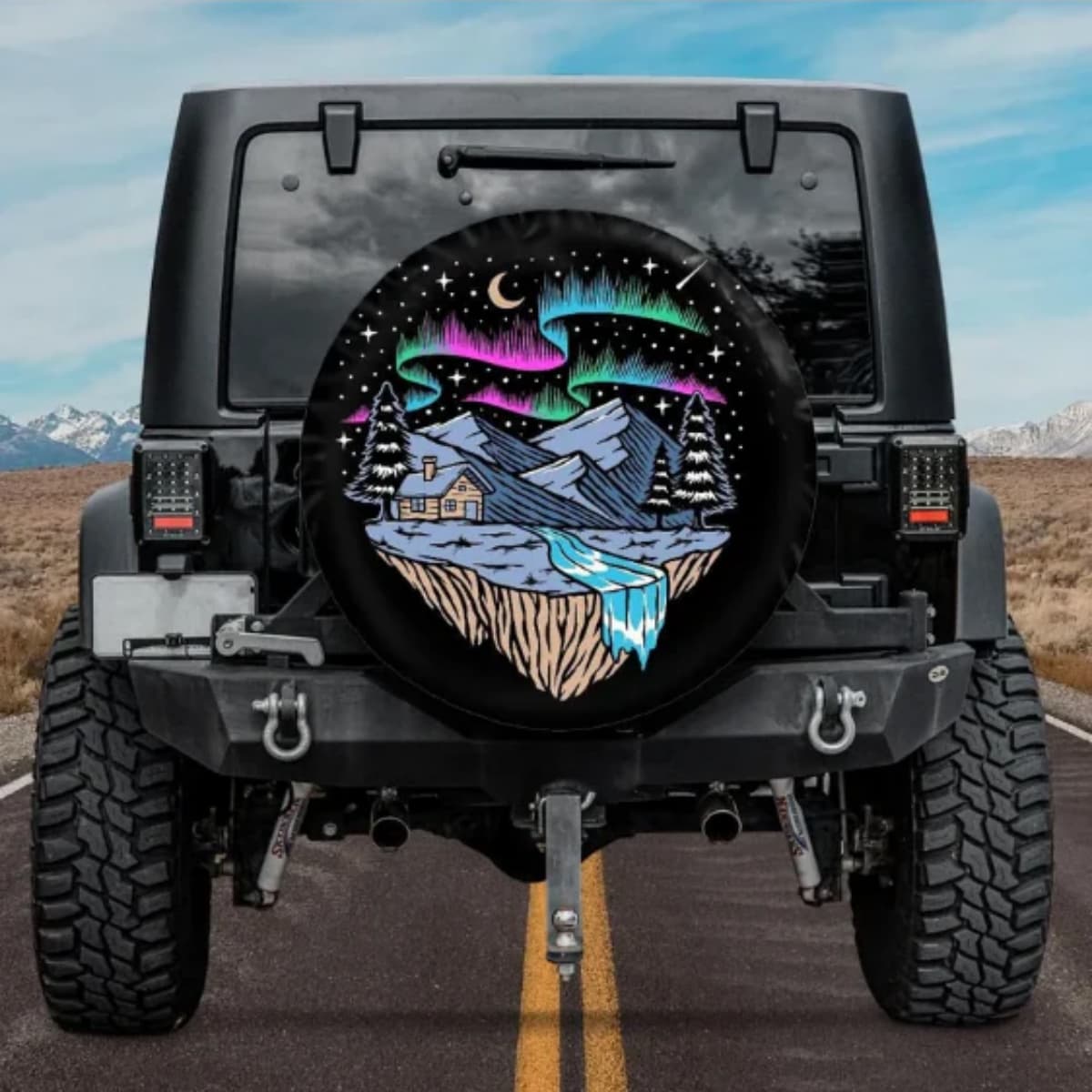 The Cosmic Campground Spare Tire Cover