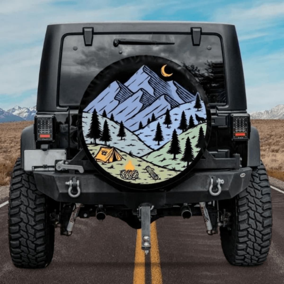 The Echo of the Wild Spare Tire Cover