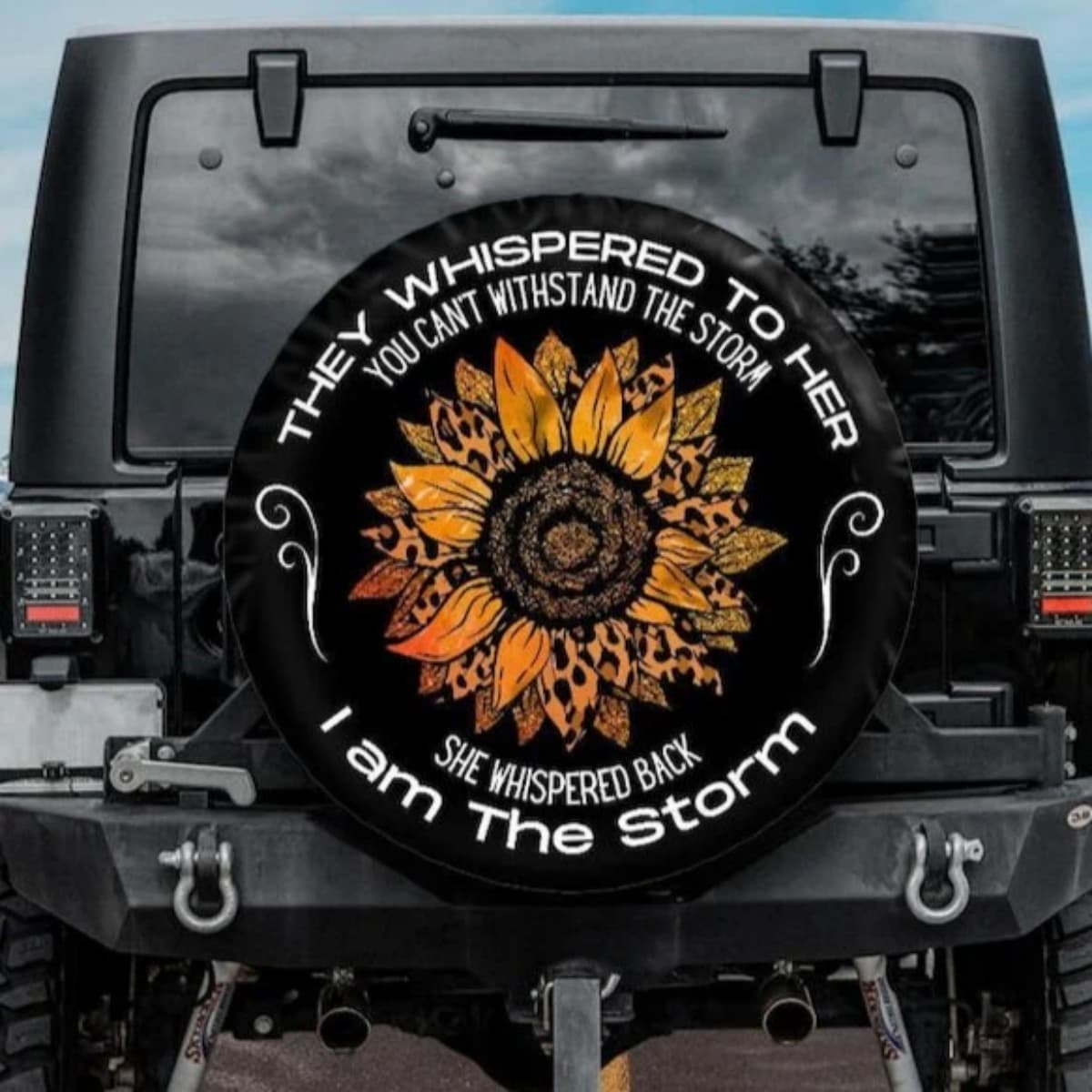 I Am The Storm Spare Tire Cover