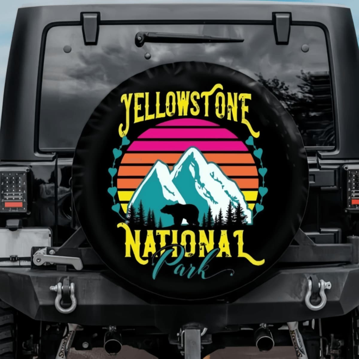 The Yellowstone Legacy Spare Tire Cover