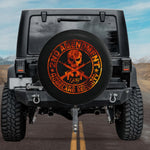 The Modern Defender Red Spare Tire Cover