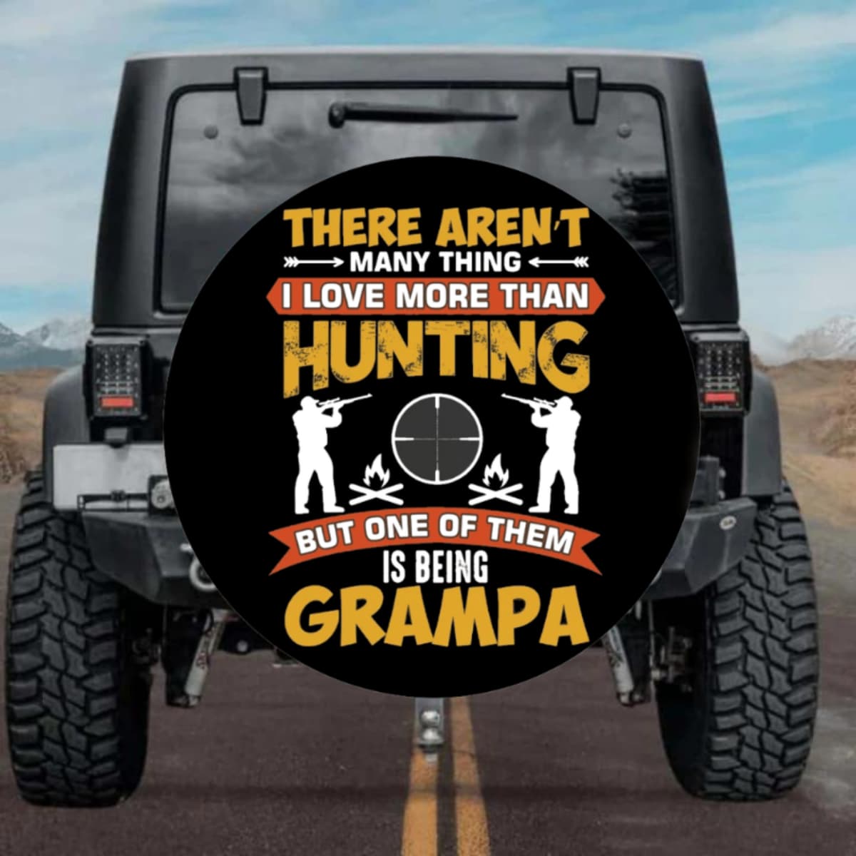 The Marksman Grampa Spare Tire Cover