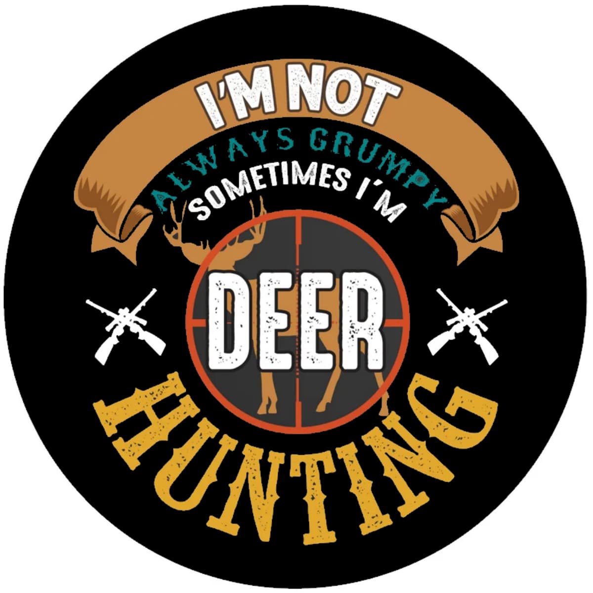 The Grumpy Hunter Spare Tire Cover