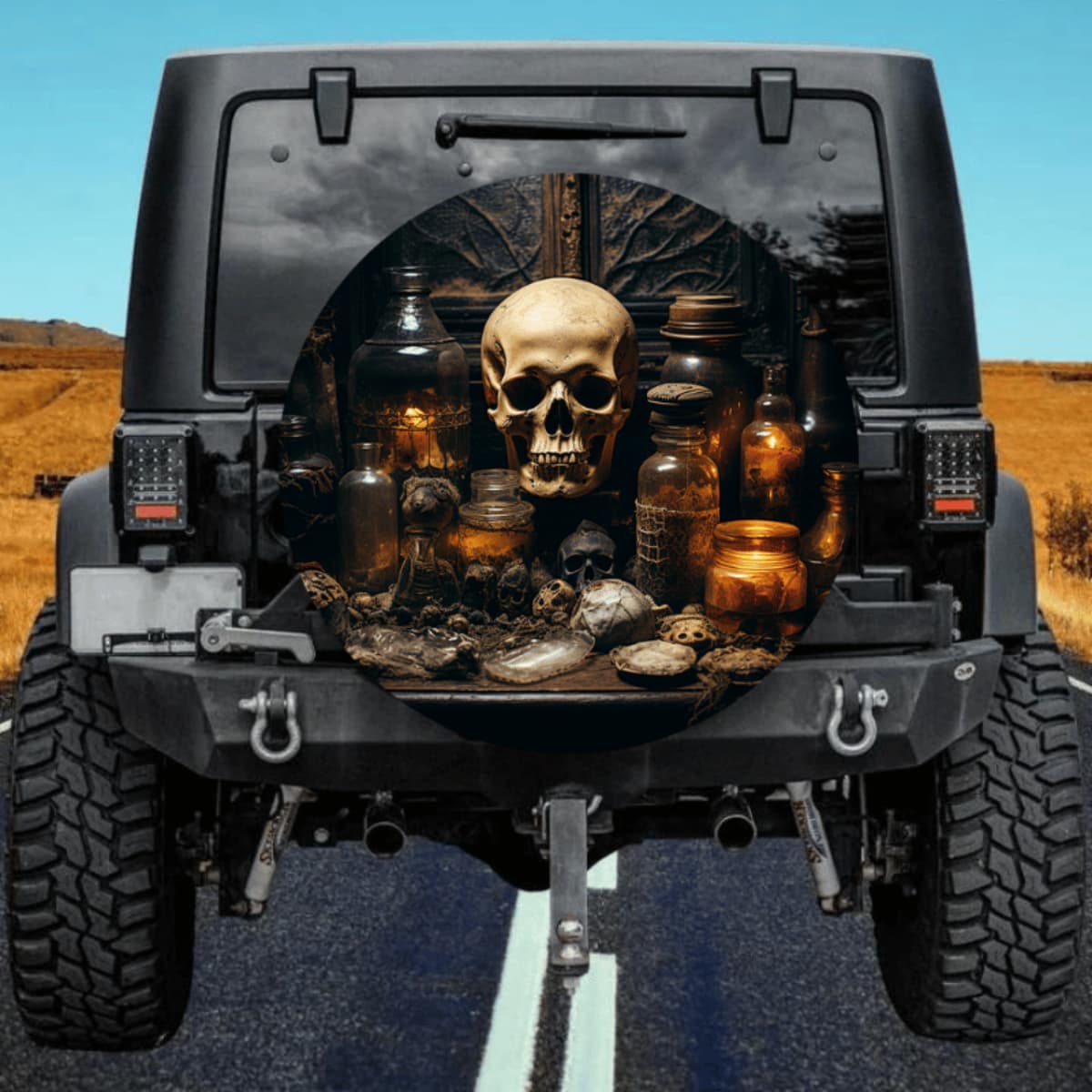 The Elixir of Death Spare Tire Cover