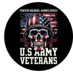 U.S. Army Veterans Spare Tire Cover - Forever Soldiers Always Heroes