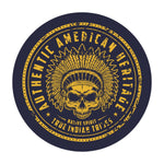 Native American Indian Chief Skull Spare Tire Cover