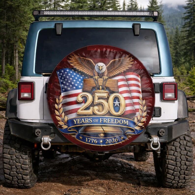 The Freedom Bell 250 | Classic Eagle Spare Tire Cover