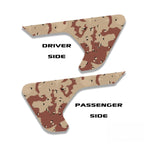 Desert Sand Camouflage Fender Vent Vinyl Decal - Fits Jeep Wrangler JL/Jeep Gladiator JT 2018+