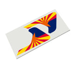 Arizona State Flag 2pc Vinyl Fender Decal - Fits Jeep Wrangler JL/Jeep Gladiator JT 2018+