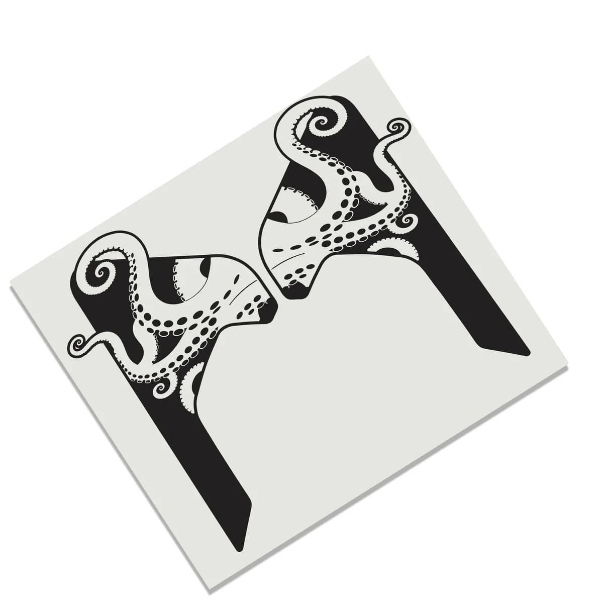 Kraken Octopus Tentacle Fender Vent Vinyl Decal Fits Jeep Wrangler JL/Jeep Gladiator JT 2018-Current Models