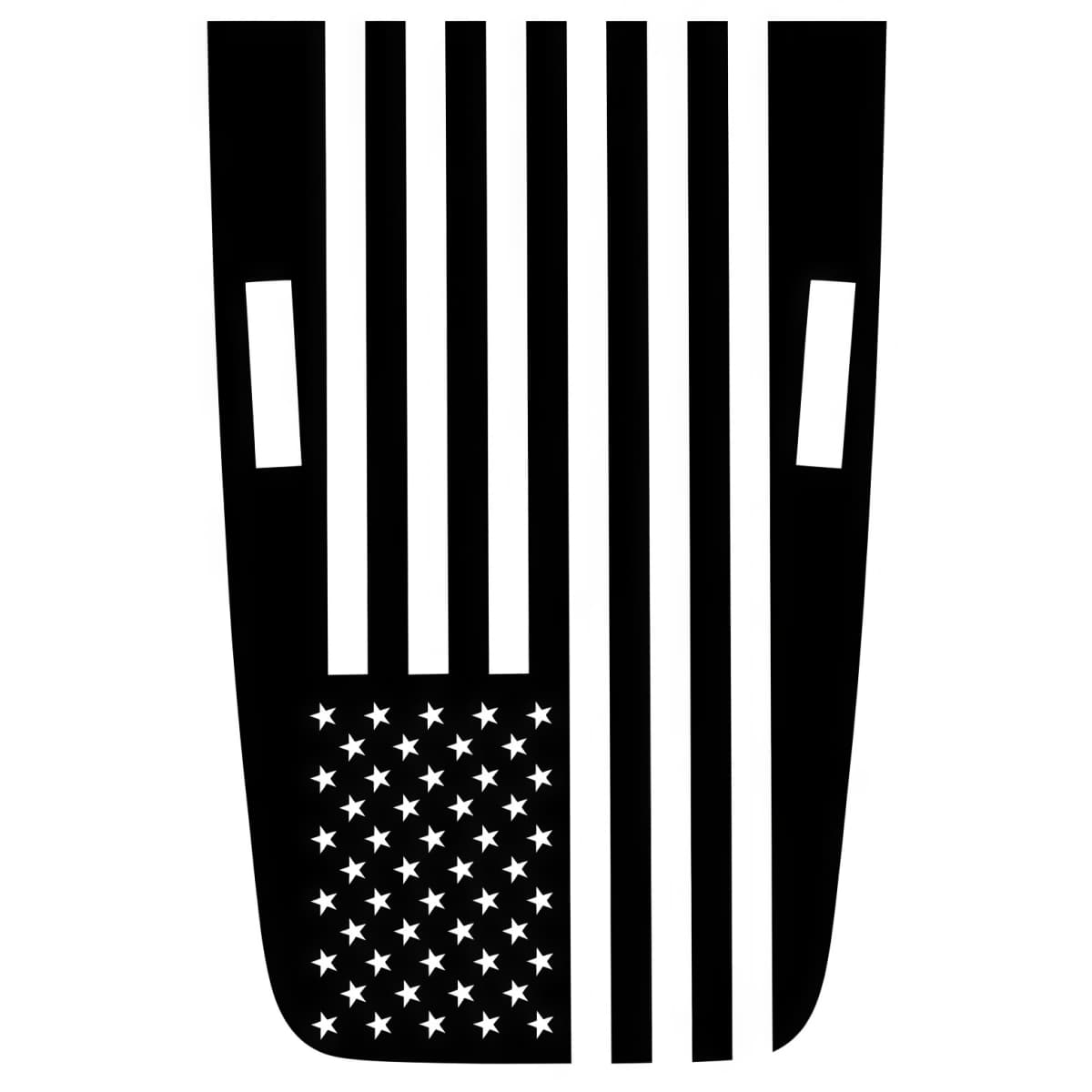 American Flag Blackout