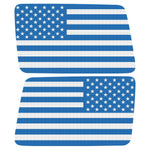 Blue And White American Flag Decal For Jeep Wrangler