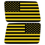 Black And Yellow American Flag Decal For Jeep Wrangler