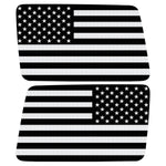 Black And White American Flag Decal For Jeep Wrangler