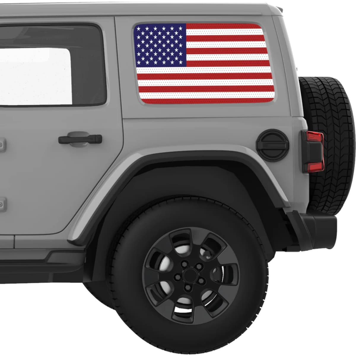 American Flag Decal For Jeep Wrangler