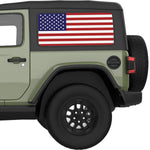 American Flag Decal For Jeep Wrangler
