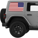 American Flag Decal For Jeep Wrangler