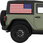 American Flag Decal For Jeep Wrangler