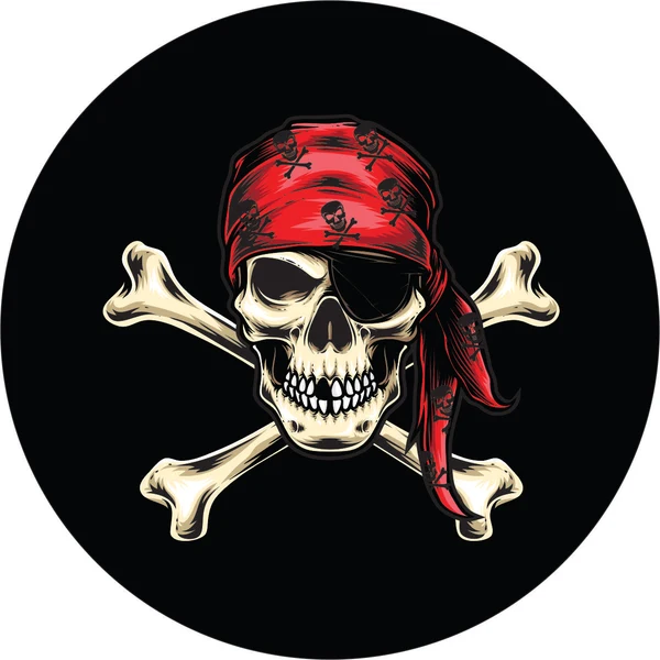Jolly Roger Skull & Cross Bones Pirate Spare Tire Cover - Jeep, Bronco, RV, Camper & More