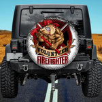 Volunteer Firefighter Bulldog Spare Tire Cover