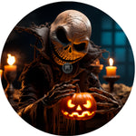 Jack Skull Pumpkin Spare Tire Cover