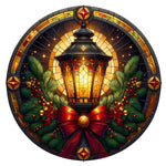 Stained Glass Festive Lantern Spare Tire Cover - Jeep, Bronco, RV, Camper & More