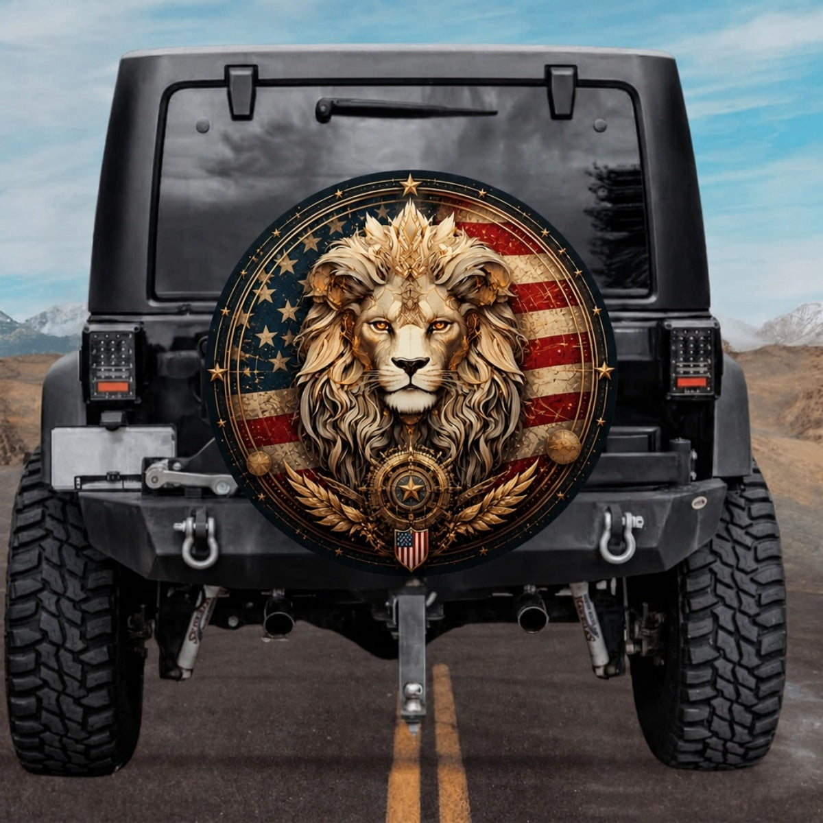 USA Leo Spare Tire Cover