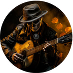 Grim Bluesman Spare Tire Cover