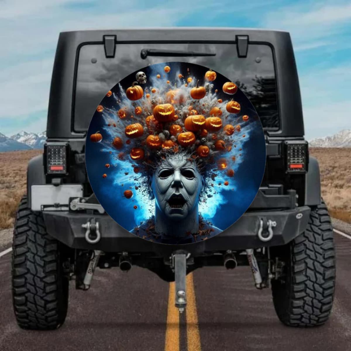 The Ultimate Halloween Nightmare Spare Tire Cover