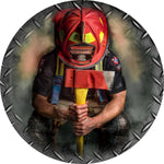 Firefighter Silent Prayer Spare Tire Cover