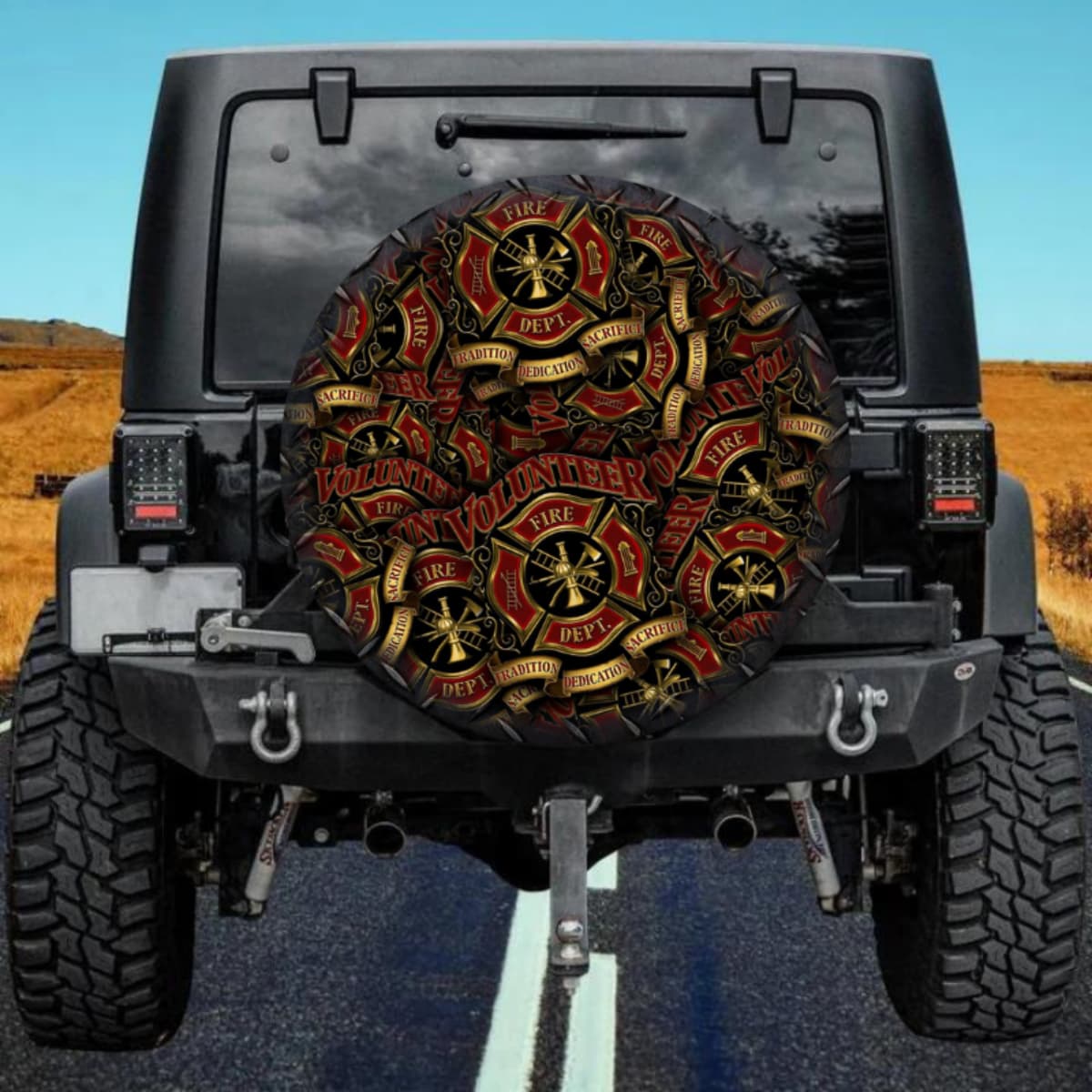 The Volunteer Glory Badge Spare Tire Cover