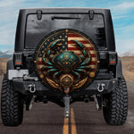 USA Cancer Spare Tire Cover