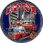 FDNY NYC City Skyline Spare Tire Cover