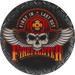 First In Last Out Firefighter Spare Tire Cover