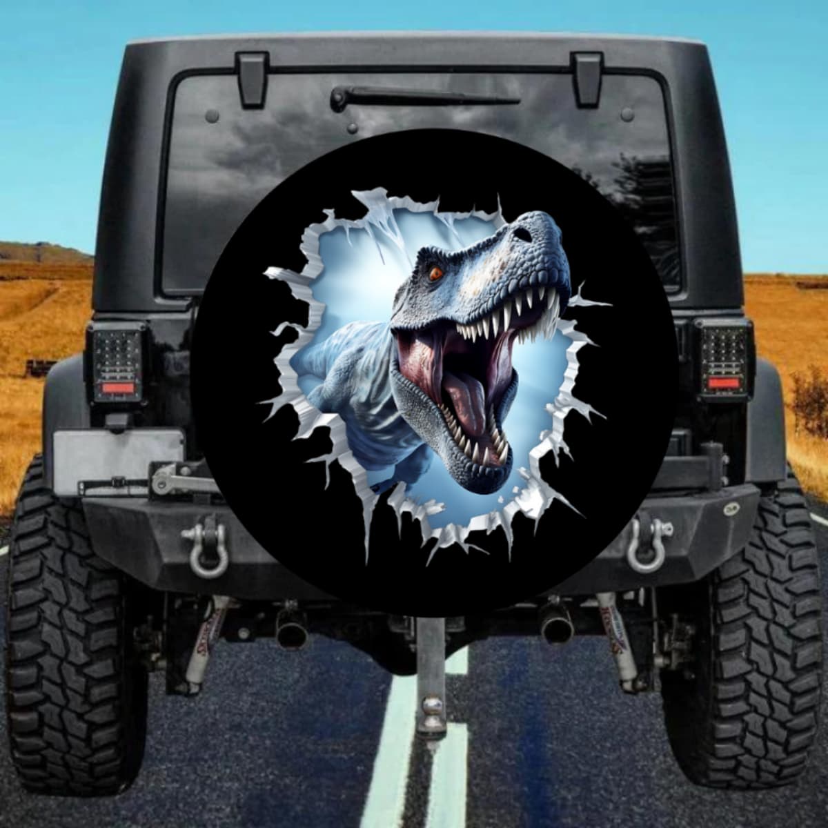The Beast Unleashed 3D Rip-Out T-Rex Spare Tire Cover