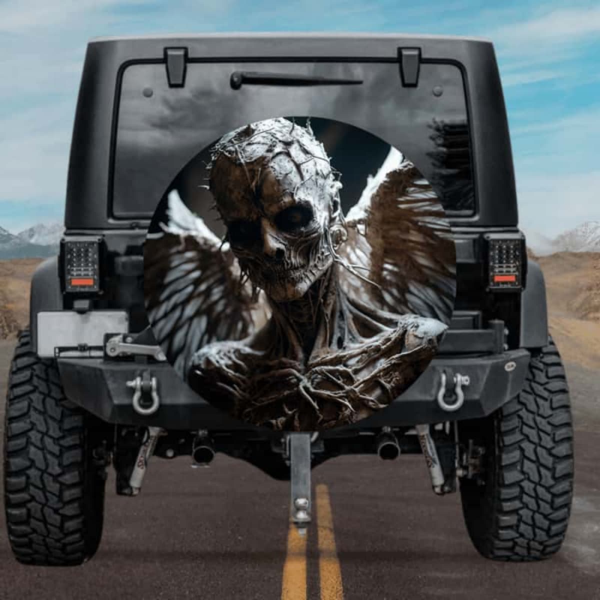 Cursed Angel Spare Tire Cover