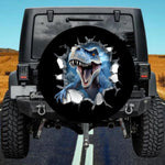 The Blue Beast 3D Rip-Out Velociraptor Black Spare Tire Cover