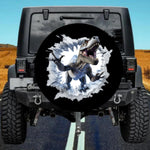 The Striking Beast 3D Full-Body T-Rex Black Spare Tire Cover