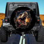 Off-Road Beast Favorite 3D Sunset Sunrise Dinosaur Tire Cover