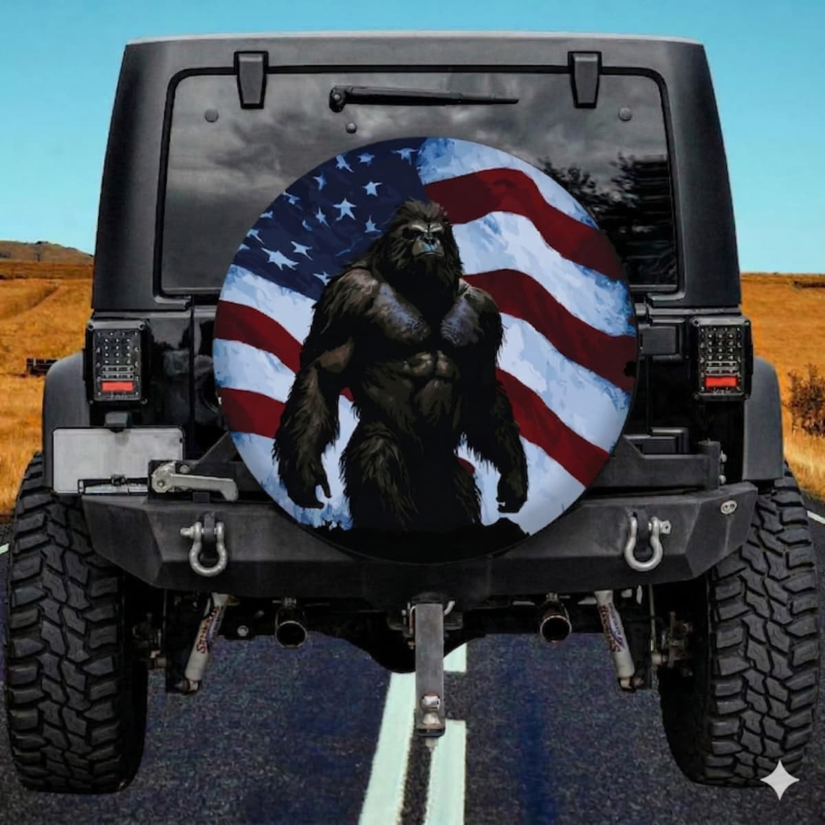 Old Glory’s Shadow Spare Tire Cover