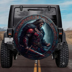 Tactical Starkad Eight-Armed Hero Rune Shield Spare Tire Cover
