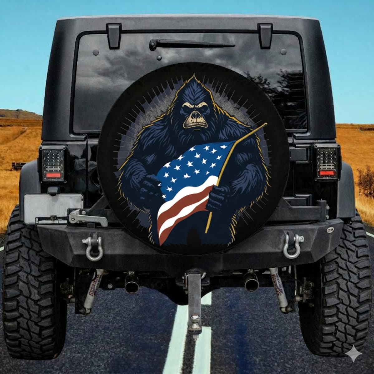 Homeland Sasquatch Spare Tire Cover