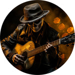 Grim Bluesman Spare Tire Cover
