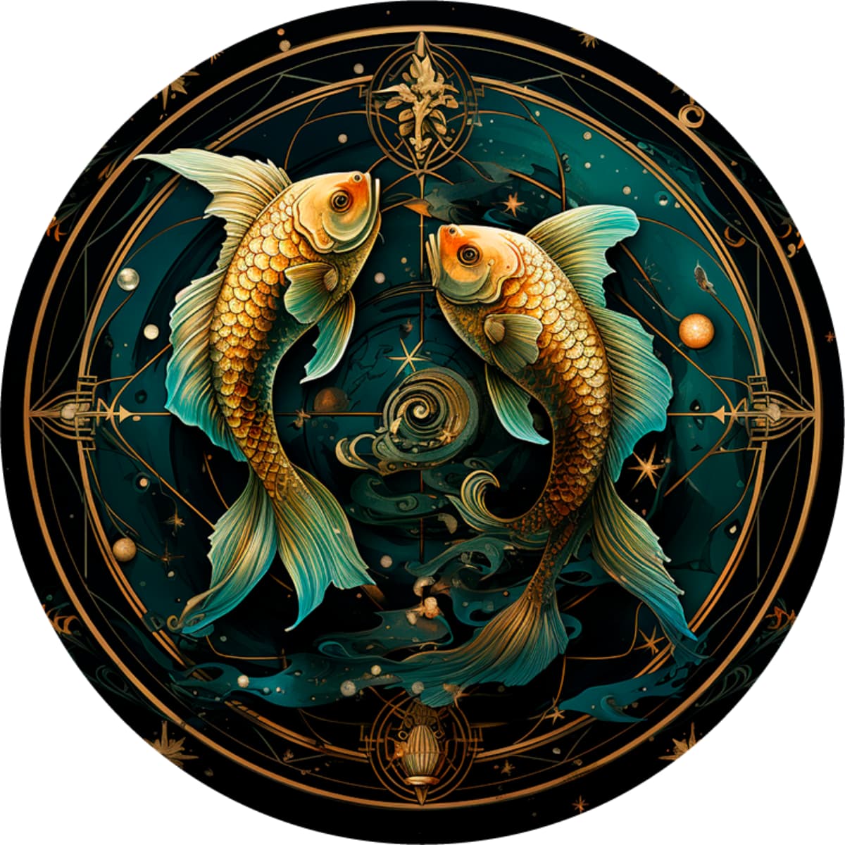Pisces Spare Tire Cover