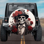Grim Rose Gent Spare Tire Cover