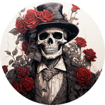 Grim Rose Gent Spare Tire Cover