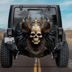 Dark Feather King Spare Tire Cover